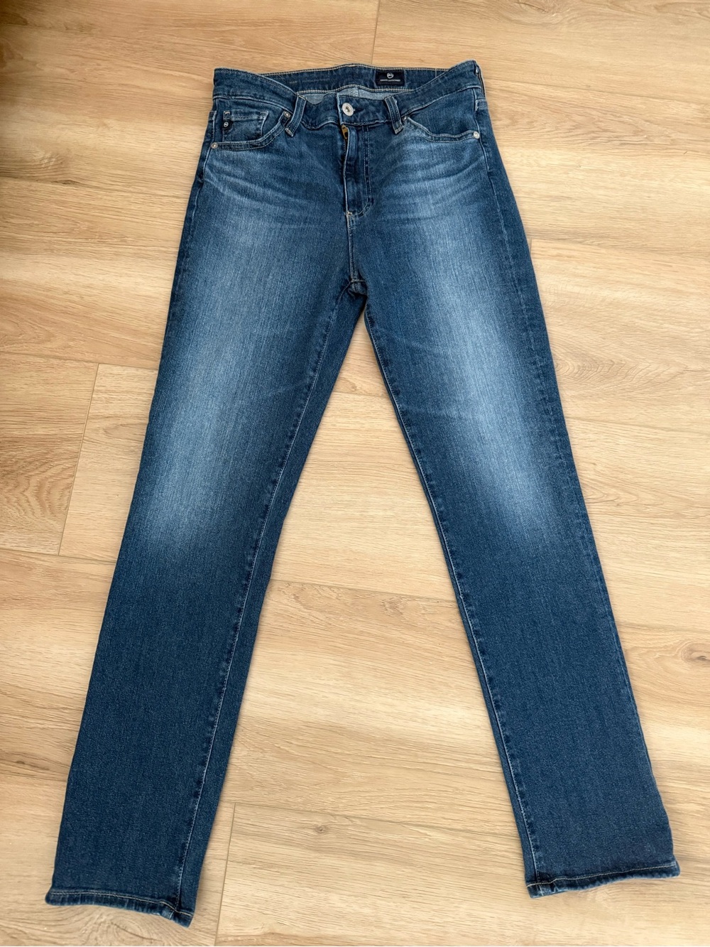 AG Adriano Goldschmied Women's Skinny Jeans in Blue Wash. Like-new!